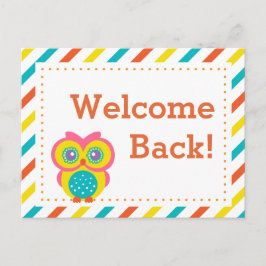 Volver a la postal del profesor escolar - Tema de