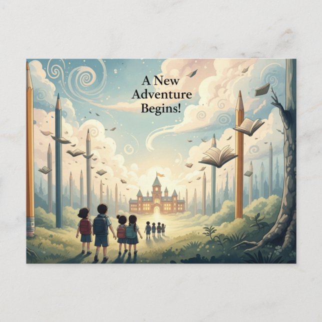 Volver a la postal escolar (Anverso)