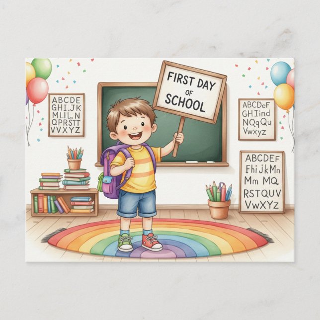 Volver a la postal escolar (Anverso)