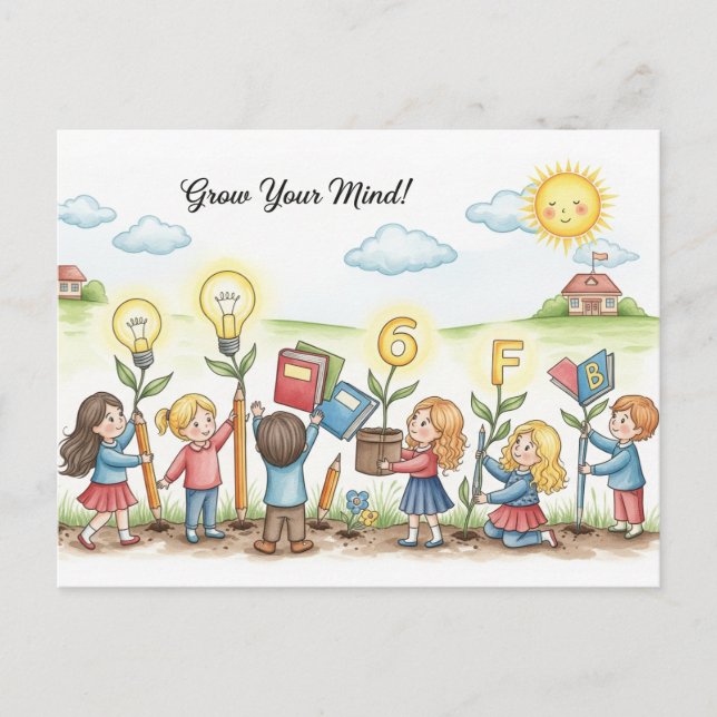 Volver a la postal escolar (Anverso)