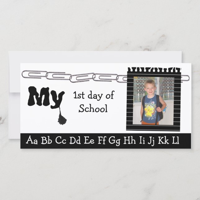 Volver a la tarjeta de fotos de la escuela (Anverso)