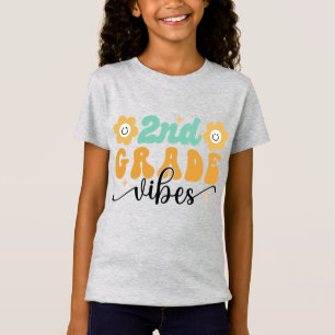 Volver a los tees escolares Camiseta de segundo