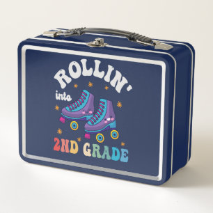 Volver a segundo grado al patinaje sobre patines e