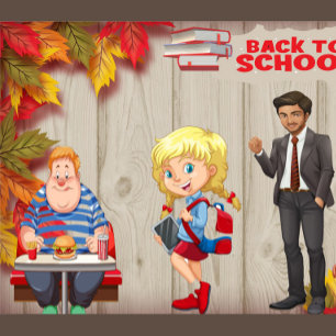 Volver Al Colegio Metalizado Lunch Box