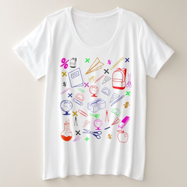 Volver al patrón escolar (Anverso del diseño)