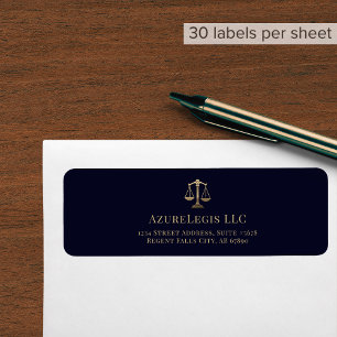 Volver etiquetas de dirección con logotipo de esca