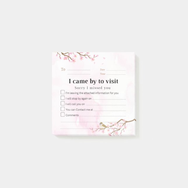 Volver Visita Nota 01 (Anverso)