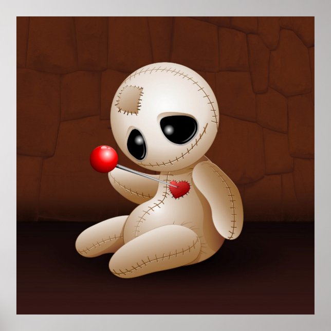 Voodoo Doll Personalizado en posters de amor (Frente)
