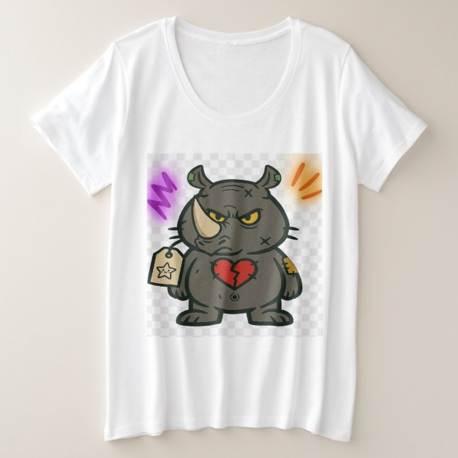 Voodoo Rhino: Cheeky y Grumpy (Anverso del diseño)