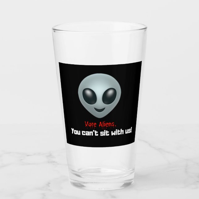 ¡Vore Alien, NO PUEDES SENTARTE CON NOSOTROS!Vaso (Anverso)
