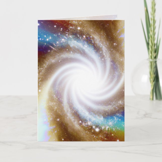 Vortex, tarjeta de felicitación/nota para galaxias (Anverso)