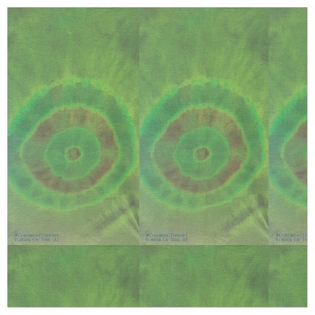 Vórtice de tinte de la tela Time 11 (De cerca)