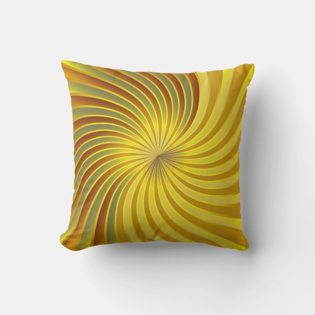 Vórtice espiral del oro de la almohada (Anverso)