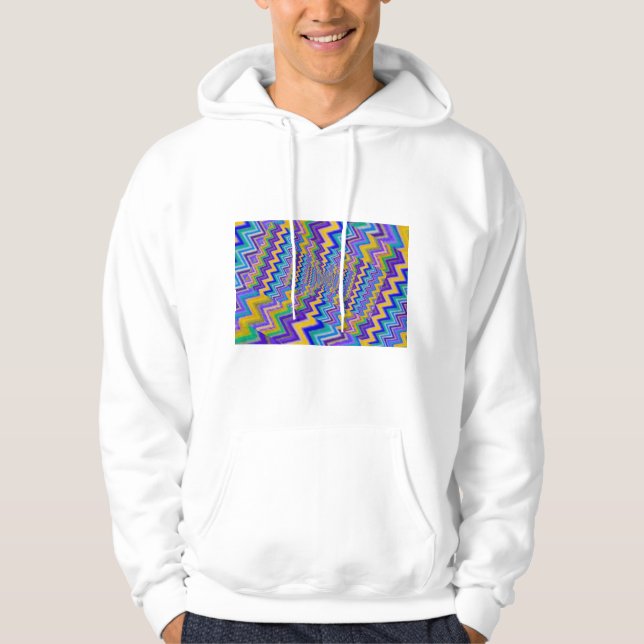 vórtices multicolores en sudaderas con capucha (Anverso)