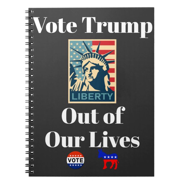 Vota a Trump fuera de nuestro cuaderno (Frente)