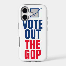 Vota Fuera al GOP Marca de Verificación Azul de la