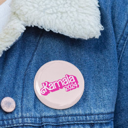 Vota Kamala Harris 2024 Pin botón con el logotipo