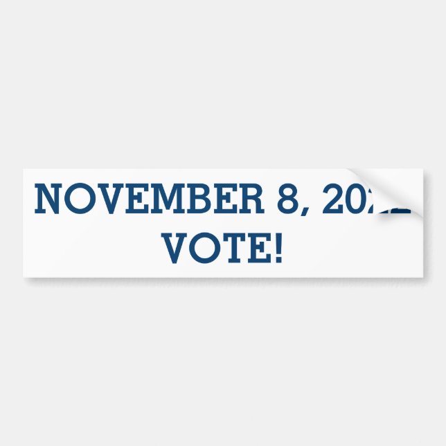 Votación 6 de noviembre de 2018 Pegatina de parach (Frente)