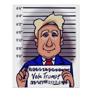 Votar a Trump Poster brillante