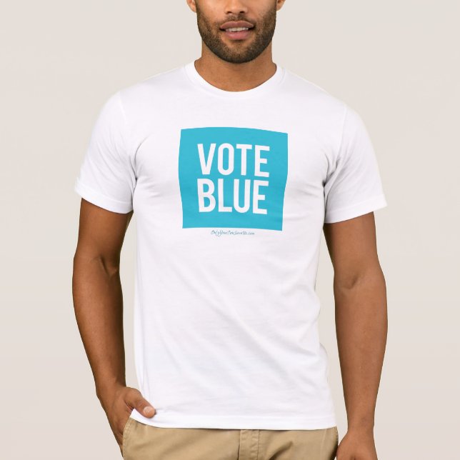 VOTAR Camiseta AZUL (Anverso)