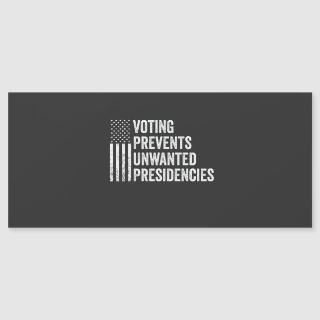 Votar impide a las presidencias no deseadas en Est (Anverso)