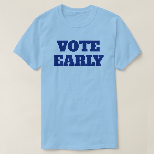 Votar por camiseta anticipada (Diseño del anverso)