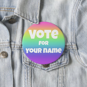 Votar por el botón Rainbow de nombre personalizado