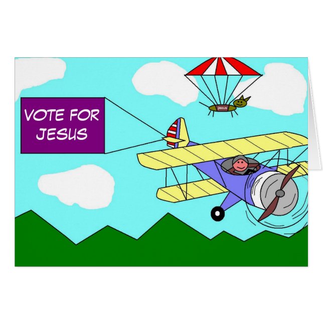Votar por Jesús (Anverso (Horizontal))