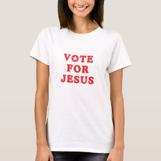 Votar por la camiseta de Jesús