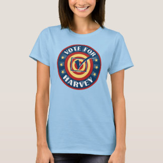 Votar por la camiseta de té de las mujeres persona