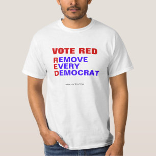 Votar Red Retira Cada Camiseta Demócrata