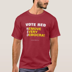 Votar Red Retira Cada Camiseta Demócrata