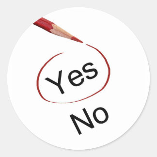 Votar Sí, Sin Pegatinas