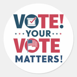 Votar Su Voto Como Pegatina