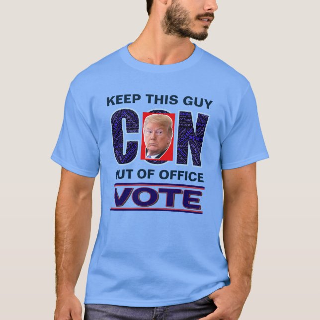 Vote Blue Resist 2024 Presidente Camiseta Oscura B (Anverso)