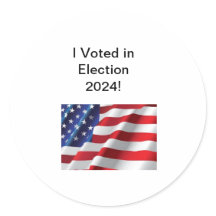 ¡Voté en las elecciones de 2024! Pegatina