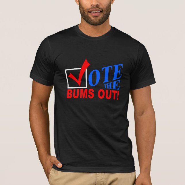 ¡Vote los vagos hacia fuera! camisetas (Anverso)