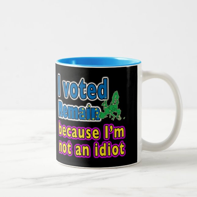 Voté permanezco porque no soy una taza del idiota (Derecha)