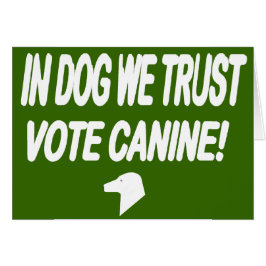 Vote Perro con texto blanco