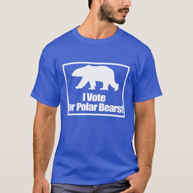 Voté Por La Camisa De Activistas De Osos Polares (Anverso)