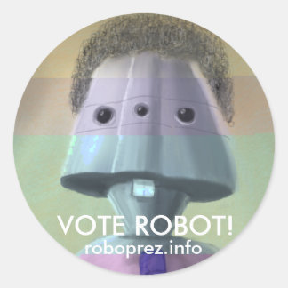 ¡Vote Robot! - Gran Pegatina Chuck10.1
