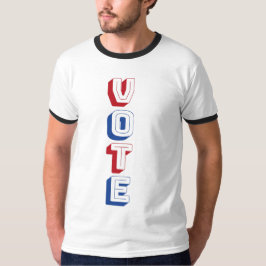 ¡Voto! Camiseta del campanero de los hombres