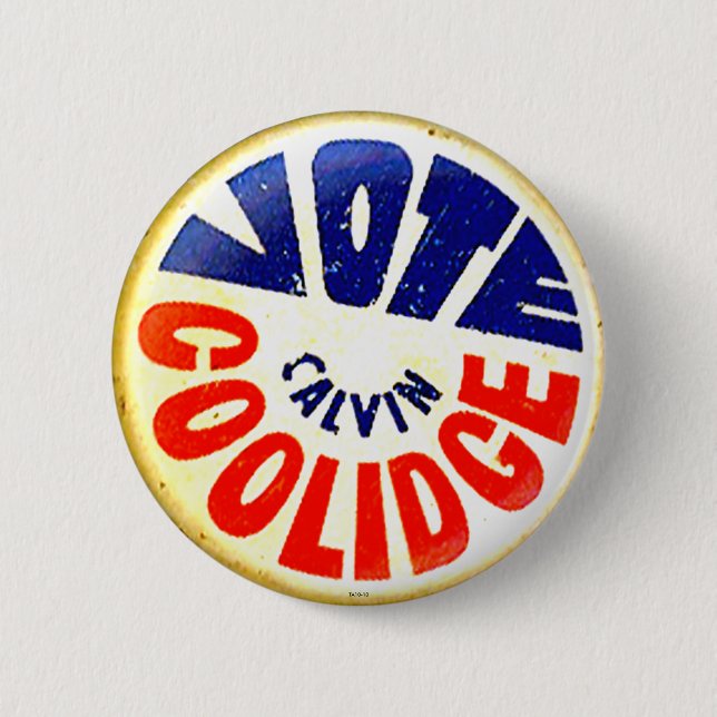 Voto Coolidge - botón (Anverso)