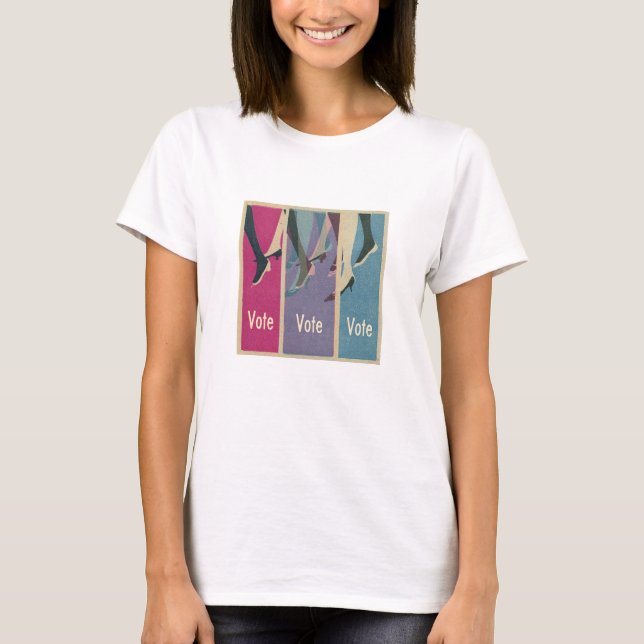 ¡Voto del voto del voto! Camiseta (Anverso)
