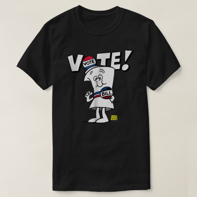 Voto escolar de rock con camiseta esencial de Bill (Diseño del anverso)