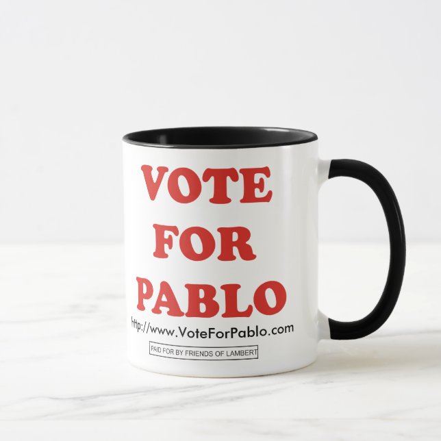 Voto oficial para la taza del campanero de Pablo (Derecha)