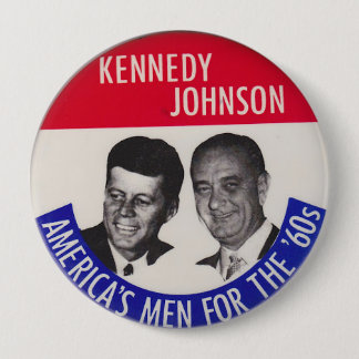 Voto para el botón de la elección de Kennedy