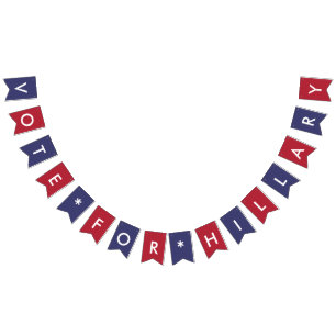 Voto para la bandera americana Democratic de