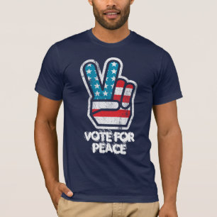 Voto para la camisa de Ron Paul de la paz