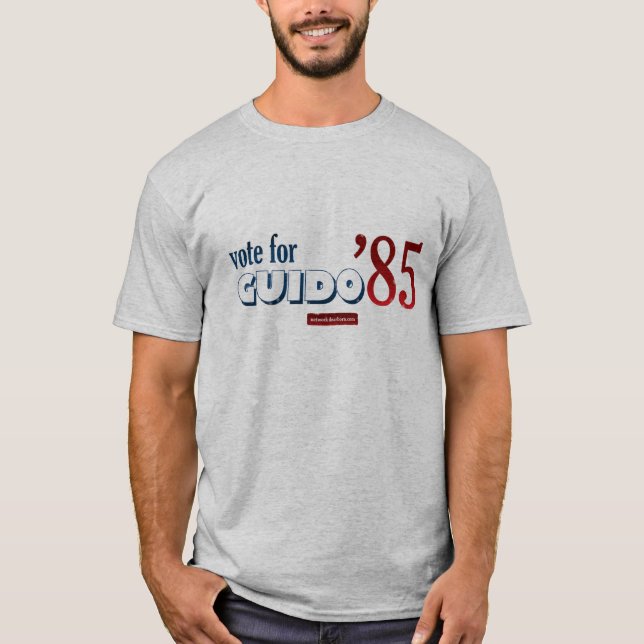 Voto para la camiseta adulta de Guido '85 (Anverso)